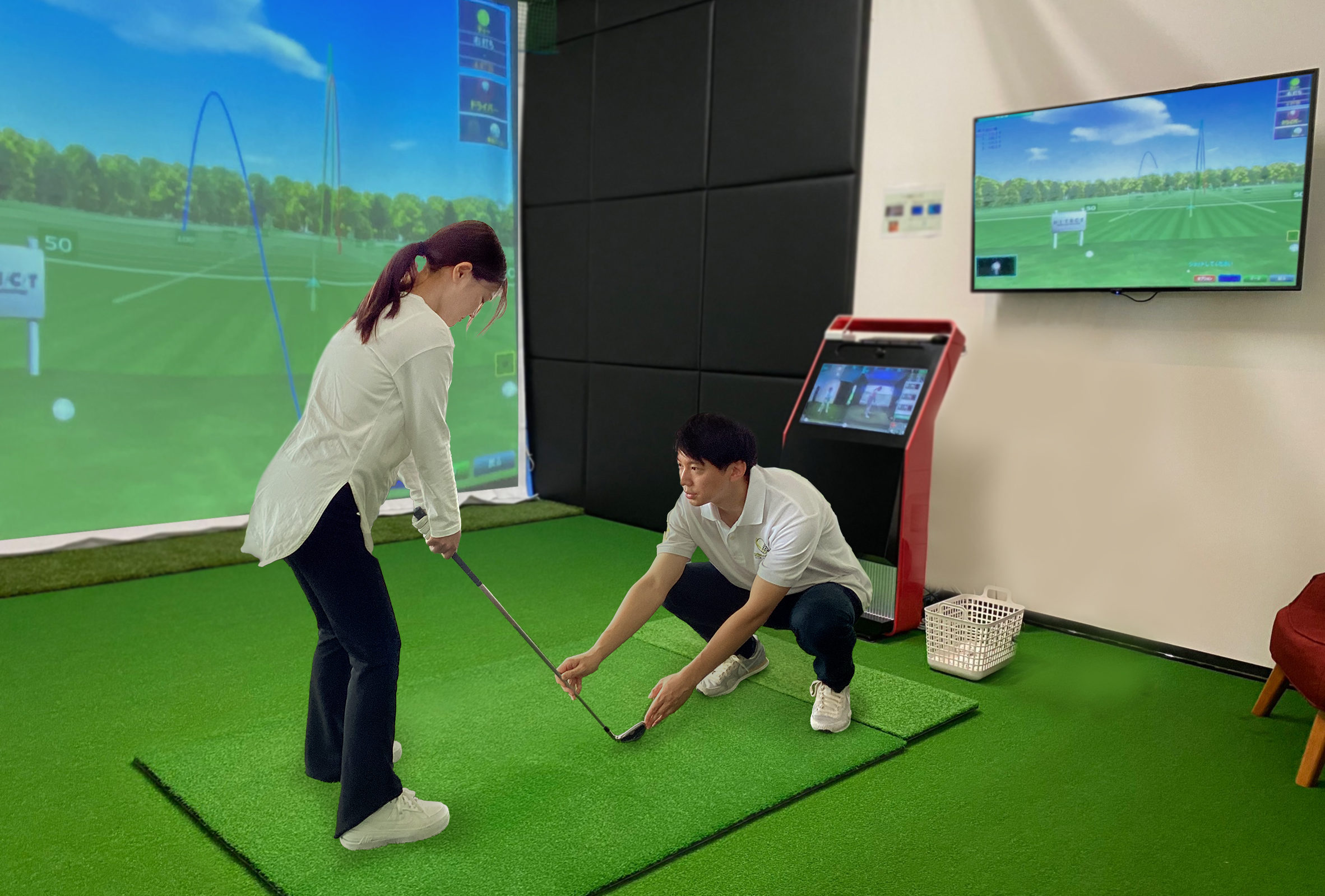 高密度マンツーマンレッスン（オルタイムゴルフ 名古屋市港区 インドアゴルフスクール）